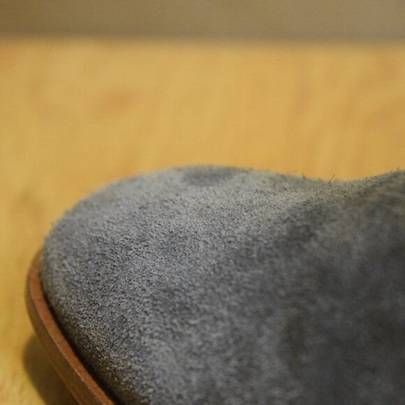 Lucky Brand Ankle Boots Gray Suede Womens Size 6 Used Chunky Heel "LK-LILYE" - Picture 10 of 11